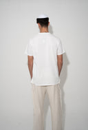 חולצת טי-שירט Tsitsit: לבן אחיד