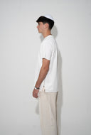 חולצת טי-שירט Tsitsit: לבן אחיד