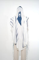 טלית ישראל כחול ים