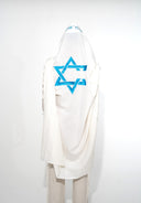 טלית מגן דוד טורקיז