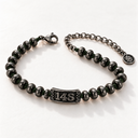 Bracelet Perles sur Fil Noué – 148 Nahman