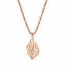Collier Aech Cheli en or rose Eliorness bijou juif moderne et raffine