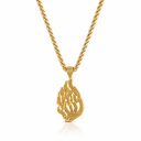 Collier Aech Cheli en or serti de zirconium Eliorness bijou judaica moderne premium