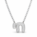 Collier Haï tennis serti de zirconium Eliorness style judaica moderne et premium