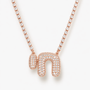 Collier Haï tennis serti de zirconium Eliorness creation judaica contemporaine premium