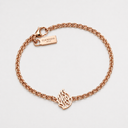 Bracelet Aech Sheli rose acier — bijou hébreu Eliorness