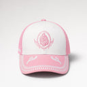 Casquette Aech Sheli rose blanc Eliorness