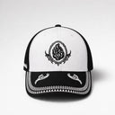 Casquette Aech Sheli noir et blanc Eliorness broderie 
