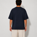 T-shirt Tsitsit Bleu Marine Uni – Collection Oversize Eliorness