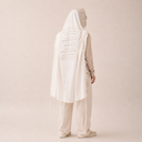 Modern Beige Tallit – Petek Model | Eliorness
