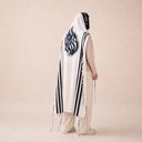 Tallit Aech Cheli Bleu Marine – Signature Eliorness