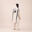 Tallit Aech Cheli Flamme Nahman Noir & Gris – Signature Eliorness