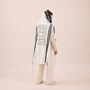 Tallit Moderne Noir – Modèle Petek | Eliorness