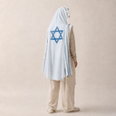 Modern Azure Tallit – Magen David Model | Eliorness