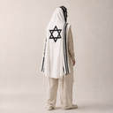 Black Modern Tallit – Magen David Model | Eliorness