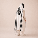 Tallit Aech Cheli Noir – Signature Eliorness