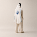 Tallit Aech Cheli Design Dégradé Bleu – Collection Artist Eliorness