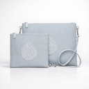 Set Tallit & Téfilines en lin Bleu ciel – Aech Sheli