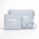 Set Tallit & Téfilines en lin Bleu ciel – Hai