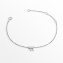 Bracelet Mini Hai– Argent 925 plaqué or serti de zirconiums