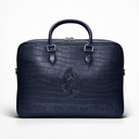 Porte-Tallit & Tefilines cuir marine croco Aech sheli croco mat - format document