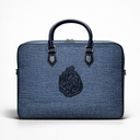 Porte-Tallit & Tefilines lin Bleu marine  Aech sheli - format document