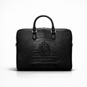 Porte-Tallit & Tefilines cuir alligator noir Aech sheli - format document