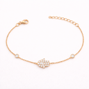 Bracelet Hamsa – Argent 925 plaqué or serti de zirconiums (Argent, Or & Or Rose)