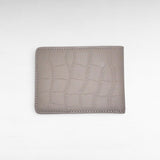Portefeuille: Gris Croco