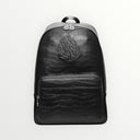 SAC À DOS EN CUIR NOIR CROCO MAT– ÉDITION ELIORNESS AESH SHELI