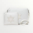 Set Tallit & Téfilines en lin Blanc– Maguen david