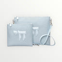 Set Tallit & Téfilines en lin Bleu ciel – Hai