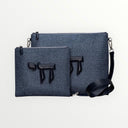 Set Tallit & Téfilines en lin Bleu marine – Hai