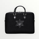 Porte-Tallit & Tefilines lin noir Maguen david- format document