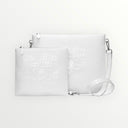 Set Tallit & Téfilines en cuir Blanc croco – Maguen david