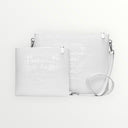 Set Tallit & Téfilines en cuir Blanc croco – Maguen david