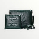 Set Tallit & Téfilines en cuir Vert émeraude croco – Maguen david