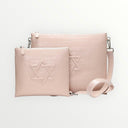 Set Tallit & Téfilines en cuir Rose croco – Maguen david