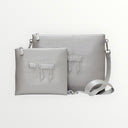 Set Tallit & Téfilines en cuir Gris croco mat – hai