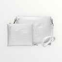 Set Tallit & Téfilines en cuir Blanc croco– Aesh Sheli