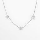 Collier Triple Maguen David — Argent 925 & Zirkonium