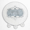 Couvre-Matsa de Pessah – Simili Cuir Blanc & Broderies Argent | Eliorness Artist