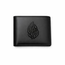 Portefeuille en Cuir Noir – Édition Aech Design | Eliorness