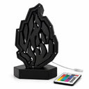 Boîte à Tsedaka Lumineuse LED - Symbole "Aech Sheli" Noir | 16 Couleurs