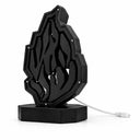 Boîte à Tsedaka Lumineuse LED - Symbole "Aech Sheli" Noir | 16 Couleurs