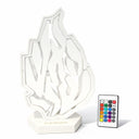 Grande Boîte à Tsedaka Lumineuse LED - Symbole "Aesh Sheli" | Hauteur 44 cm