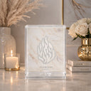 Tsedaka blanc argent — vue de face — Eliorness