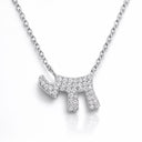 Collier "Haï Infini" en Argent & Zirconium | Eliorness