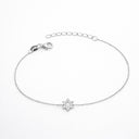 Bracelet Magen David Eliorness en argent serti de zirconiums, disponible en finitions Or 14k, bijou spirituel élégant