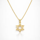 Collier Maguen David Collection Eliorness disponible en argent massif, plaqué or jaune 